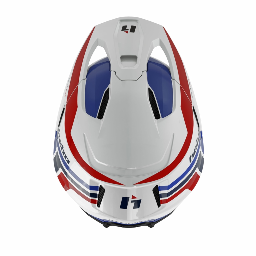 Hebo Zone Pro Classic Helmet (White) - Top