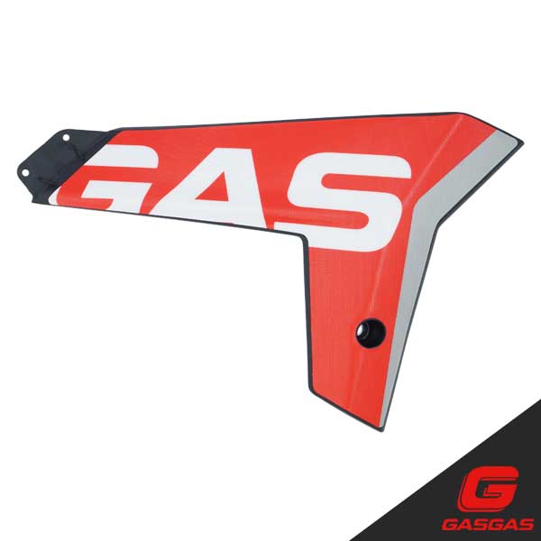 RJ - Cover, Radiator, Lower Right, Black w/Decal, GasGas 12-17, BE91510CT-EKF-1