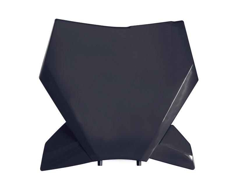 RTech Front Number Plate for KTM Bikes (2023-2024) - (Black)