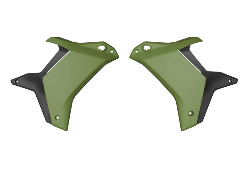 RTech Radiator Scoops for the Yamaha T7 (2025) - (Military Green)