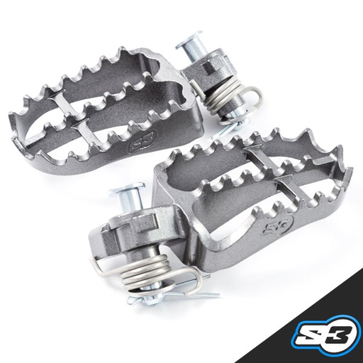 [ESK-569-T] S3 - Footpegs, Steel, Enduro, ESK-569-T