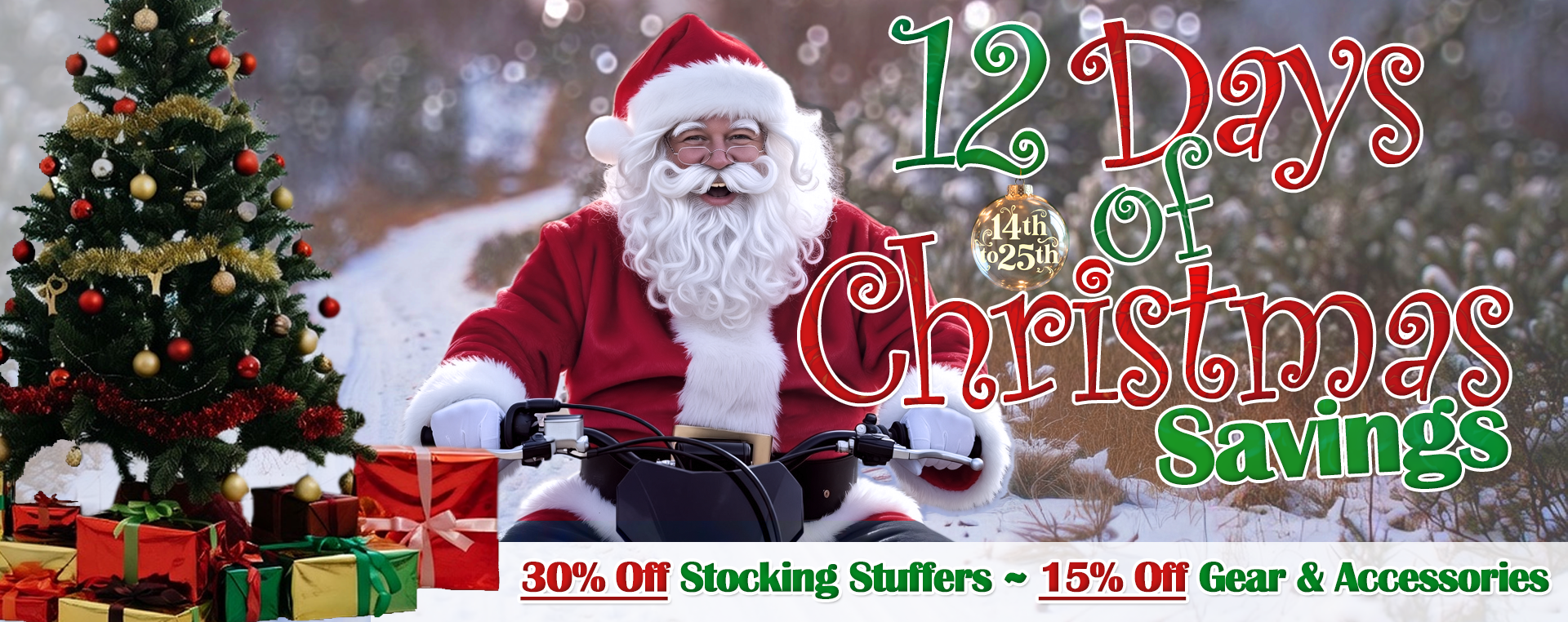 12 Days of Christmas Savings Event