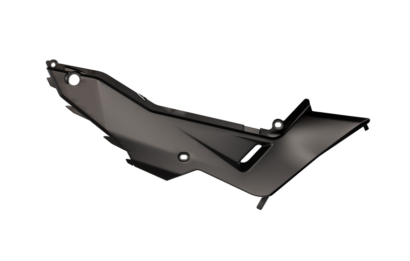 RTech Complete Plastic Kit for Honda Transalp 750 Models (2023 to 2025) - 7 PCS - (Black) - CENTRAL SIDE PANELS
