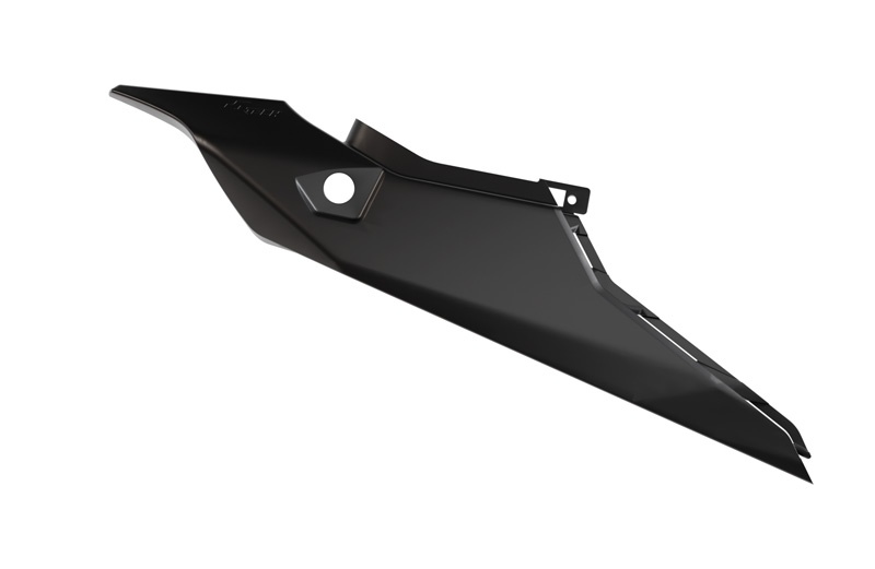 RTech Complete Plastic Kit for Honda Transalp 750 Models (2023 to 2025) - 7 PCS - (Black) - REAR SIDE PANELS