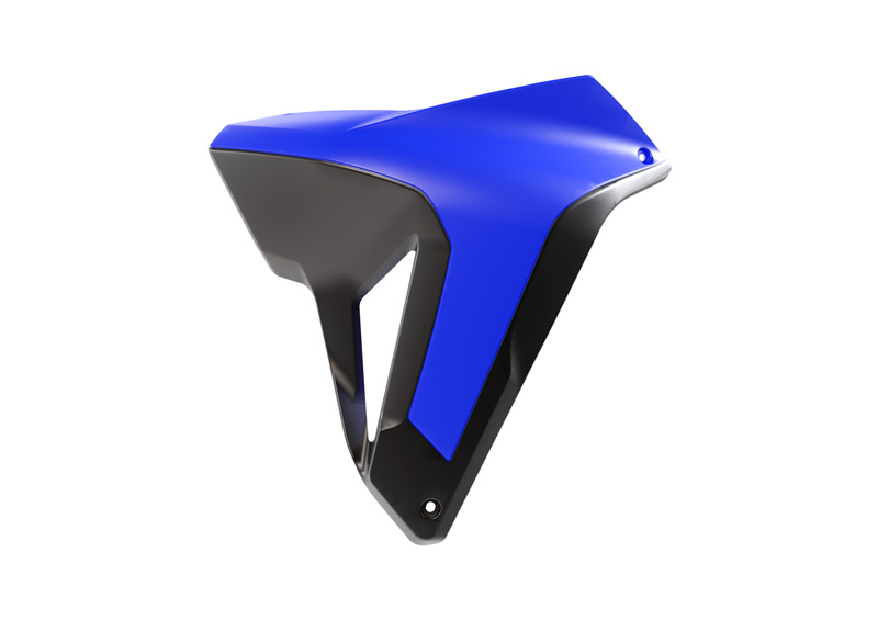 RTech Complete Plastic Kit for Honda Transalp 750 Models (2023 to 2025) - 7 PCS - (Blue / Black) - RADIATOR SCOOPS