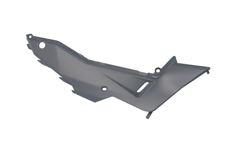 RTech Complete Plastic Kit for Honda Transalp 750 Models (2023 to 2025) - 7 PCS - (Quantum Grey / Black) - SIDE PANELS