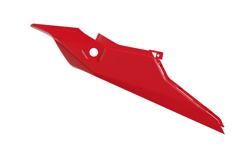RTech Complete Plastic Kit for Honda Transalp 750 Models (2023 to 2025) - 7 PCS - (Red / Black) - REAR SIDE PANELS