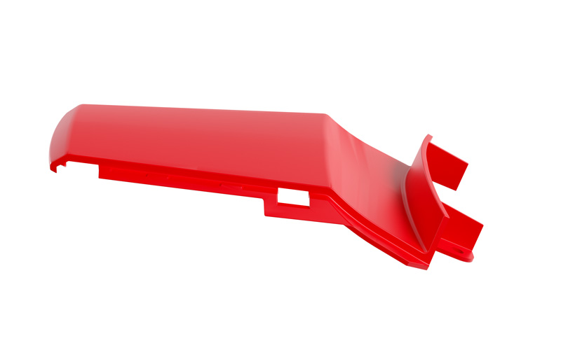 RTech Complete Plastic Kit for Honda Transalp 750 Models (2023 to 2025) - 7 PCS - (Red / Black) - REAR FENDER