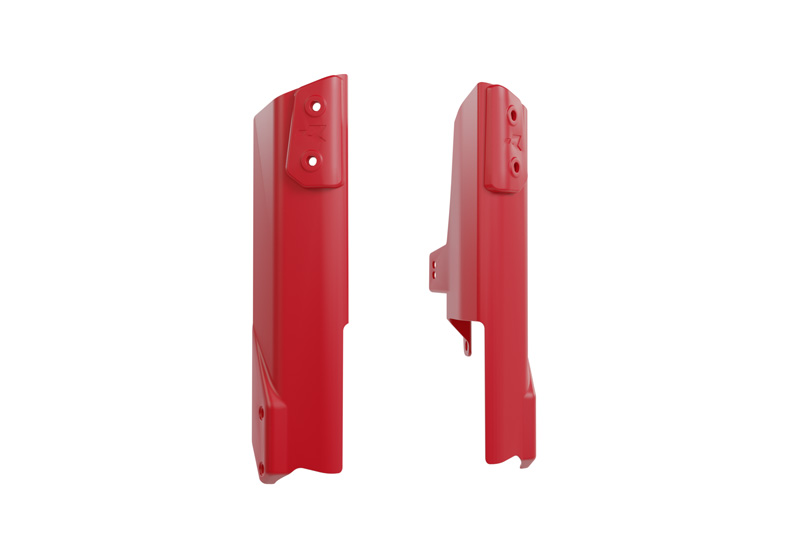 RTech Complete Plastic Kit for Honda Transalp 750 Models (2023 to 2025) - 7 PCS - (Red / Black) - FORK PROTECTORS