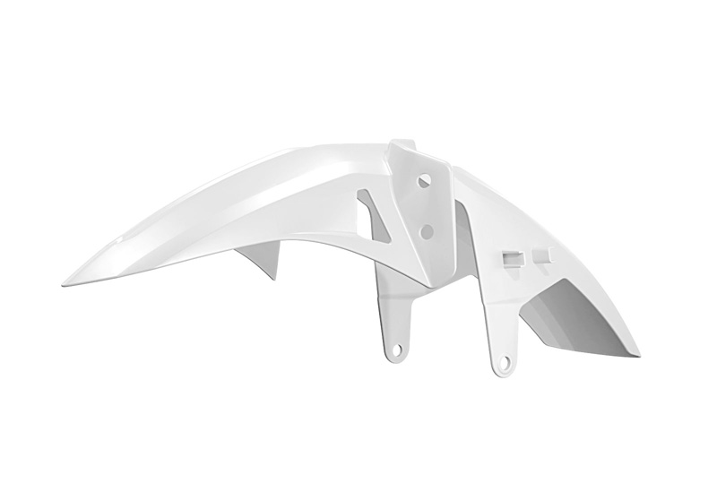 RTech Complete Plastic Kit for Honda Transalp 750 Models (2023 to 2025) - 7 PCS - (White / Black) - FRONT FENDER