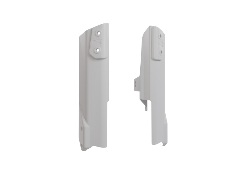 RTech Complete Plastic Kit for Honda Transalp 750 Models (2023 to 2025) - 7 PCS - (White / Black) - FORK PROTECTORS