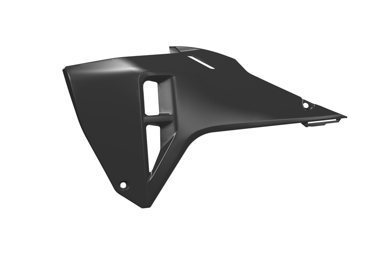 RTech Plastics Kit for Honda CRF-R/CRF-RWE Bikes (2025) - 7 PCS - (Black) - RADIATOR SCOOPS