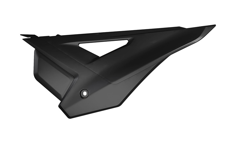 RTech Plastics Kit for Honda CRF-R/CRF-RWE Bikes (2025) - 7 PCS - (Black) - SIDE PANELS