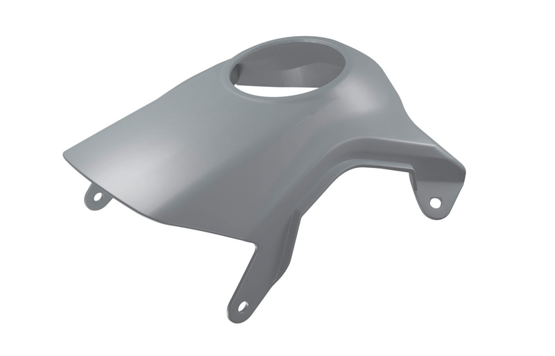 RTech Plastic Kit for Select GasGas Bikes (2023-2025) - 6 PCS - (Quantum Grey) - GAS TANK COVER