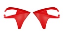 RTech Plastic Kit for GasGas EC/ECF Bikes (2024) - 7 PCS - (GasGas Red / Black) - RADIATOR SCOOPS