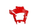 RTech Plastic Kit for GasGas EC/ECF Bikes (2024) - 7 PCS - (GasGas Red / Black) - FRONT HEADLIGHT BRACKET