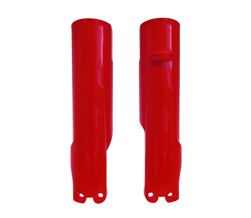 RTech Plastic Kit for GasGas EC/ECF Bikes (2024) - 7 PCS - (GasGas Red / Black) - FORK PROTECTORS