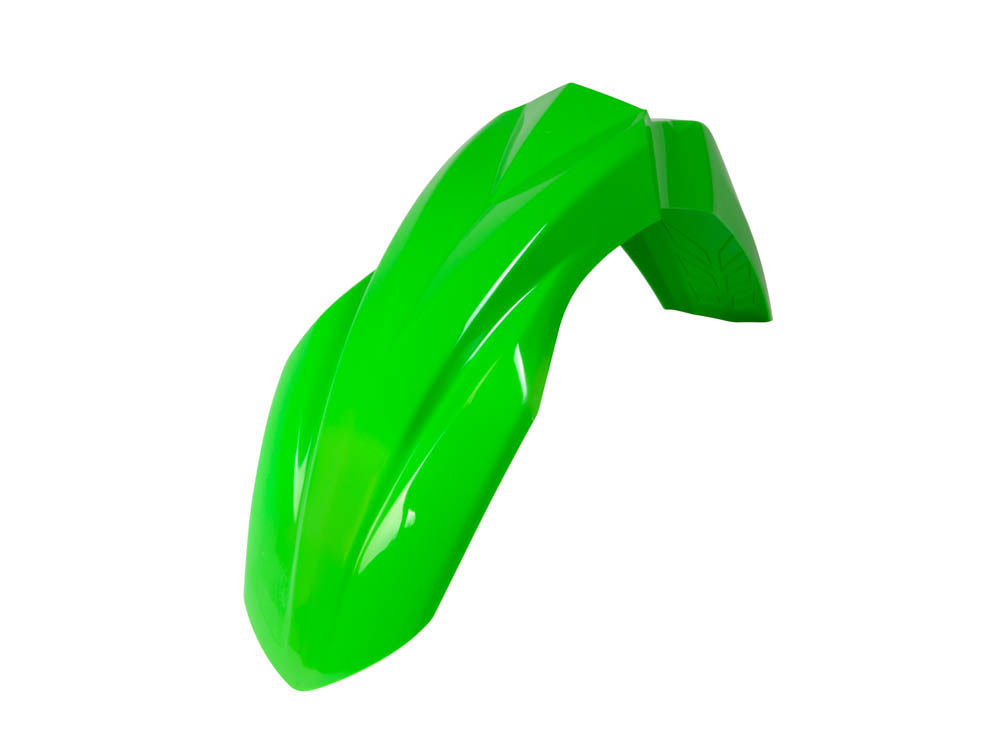 RTech Plastic Kit for Kawasaki KX and KX-X Bikes (2024) - 6 PCS - (KX Green) - FRONT FENDER