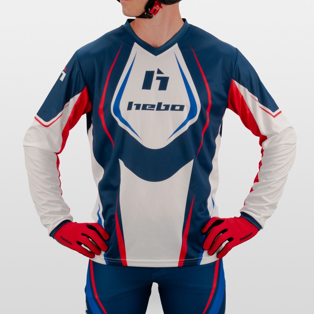 Hebo Pro Jersey (White) - Lifestyle (Front)