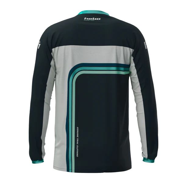 Hebo Pro Trial Retro Jersey (Green) - Back
