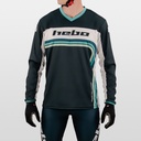 Hebo Pro Trial Retro Jersey (Green) - Lifestyle (Front)
