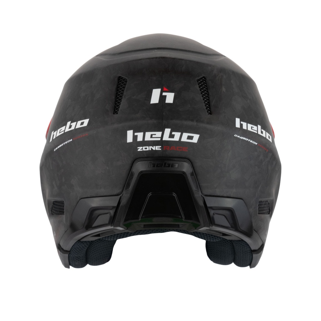 Hebo Zone Race Carbon Forged Helmet (Matte Black) - Back