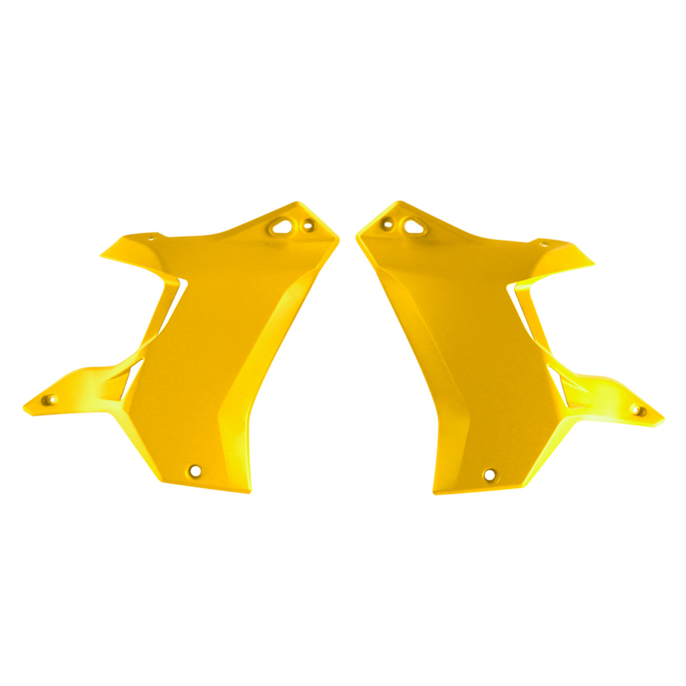 RTech Revolution Plastic Kit for Yamaha T7 Bikes (2019-2024) - 7 PCS - (YZ Yellow) - RADIATOR SCOOPS