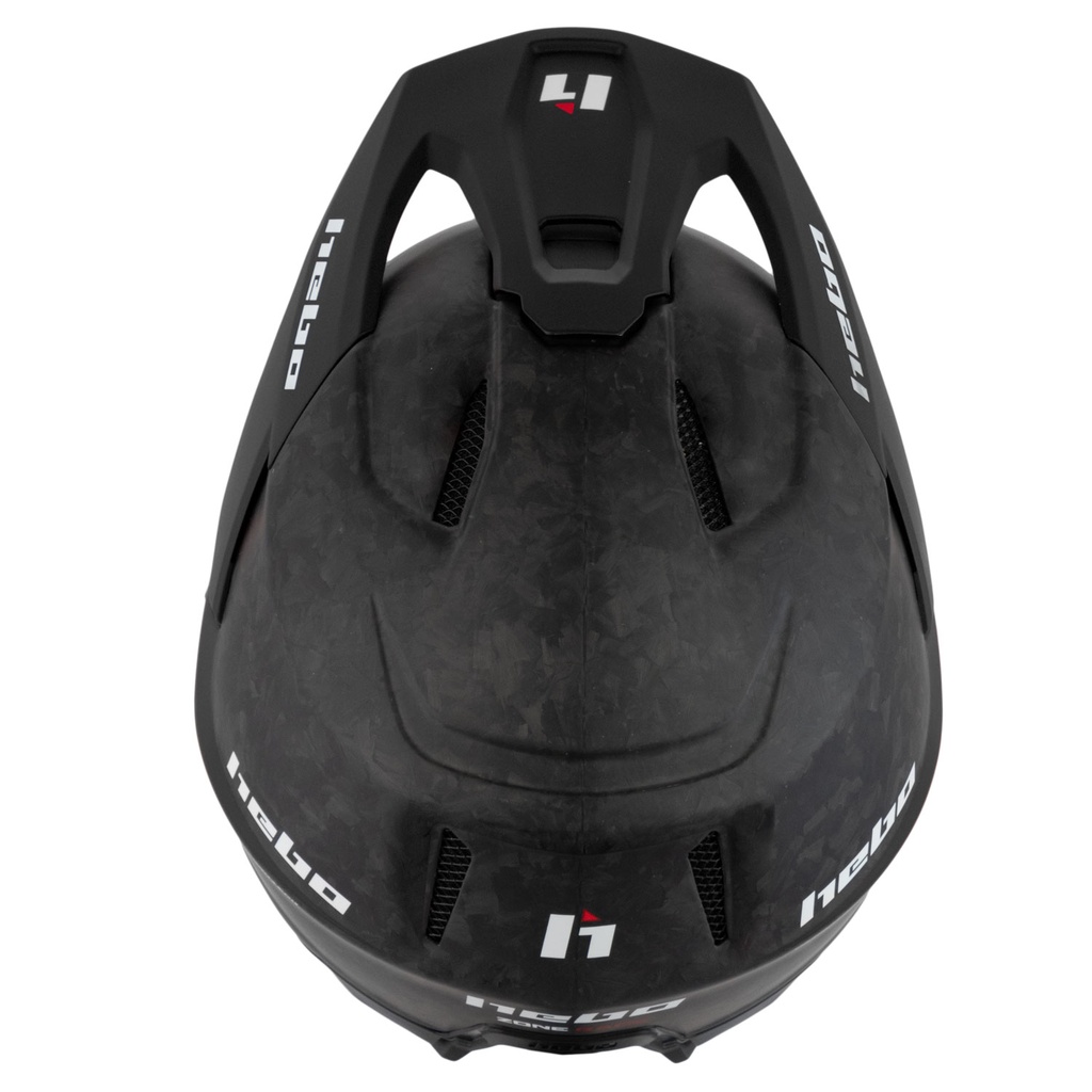 Hebo Zone Race Carbon Forged Helmet (Matte Black) - Top