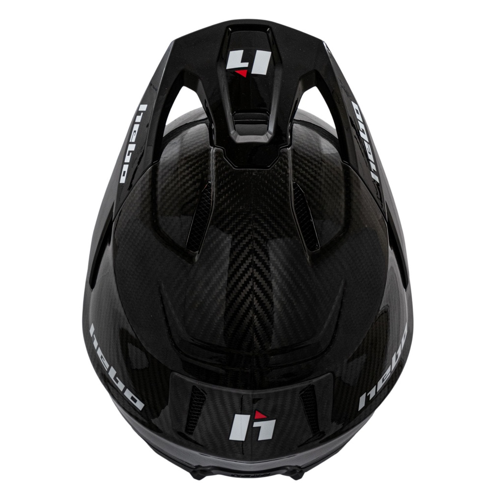 Hebo Zone Race Carbon K3 Helmet (Black) - Top