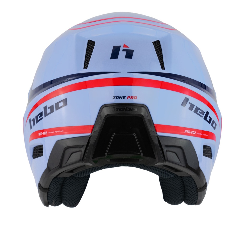 Hebo Zone Pro Helmet (Blue) - Back