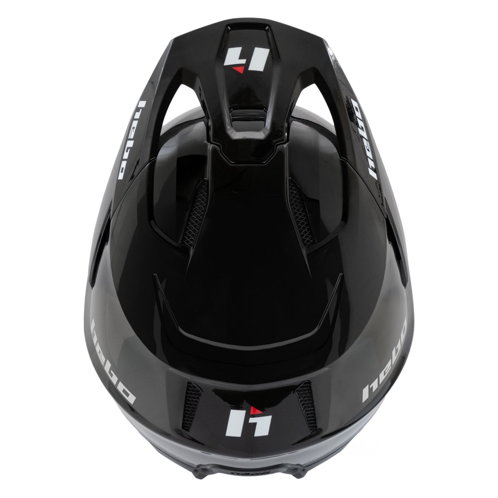 Hebo Zone Pro Monocolor Helmet (Black) - Top