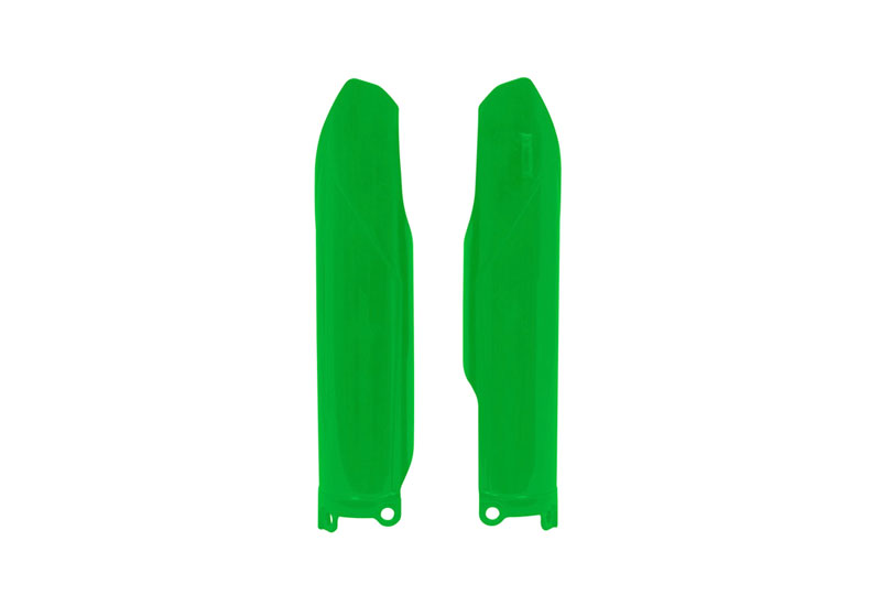 RTech Plastic Kit for Kawasaki KX and KX-X Bikes (2024) - 6 PCS - (KX Green) - FORK PROTECTORS