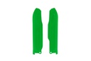 RTech Plastic Kit for Kawasaki KX and KX-X Bikes (2024) - 6 PCS - (KX Green) - FORK PROTECTORS