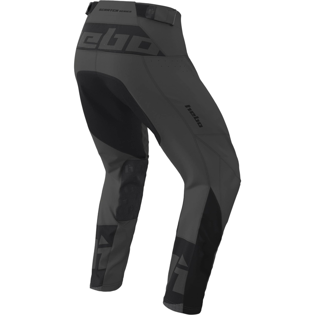 Hebo Scratch Xtrem High-Performance Enduro/MX Technical Pants (Dark Grey) - Back