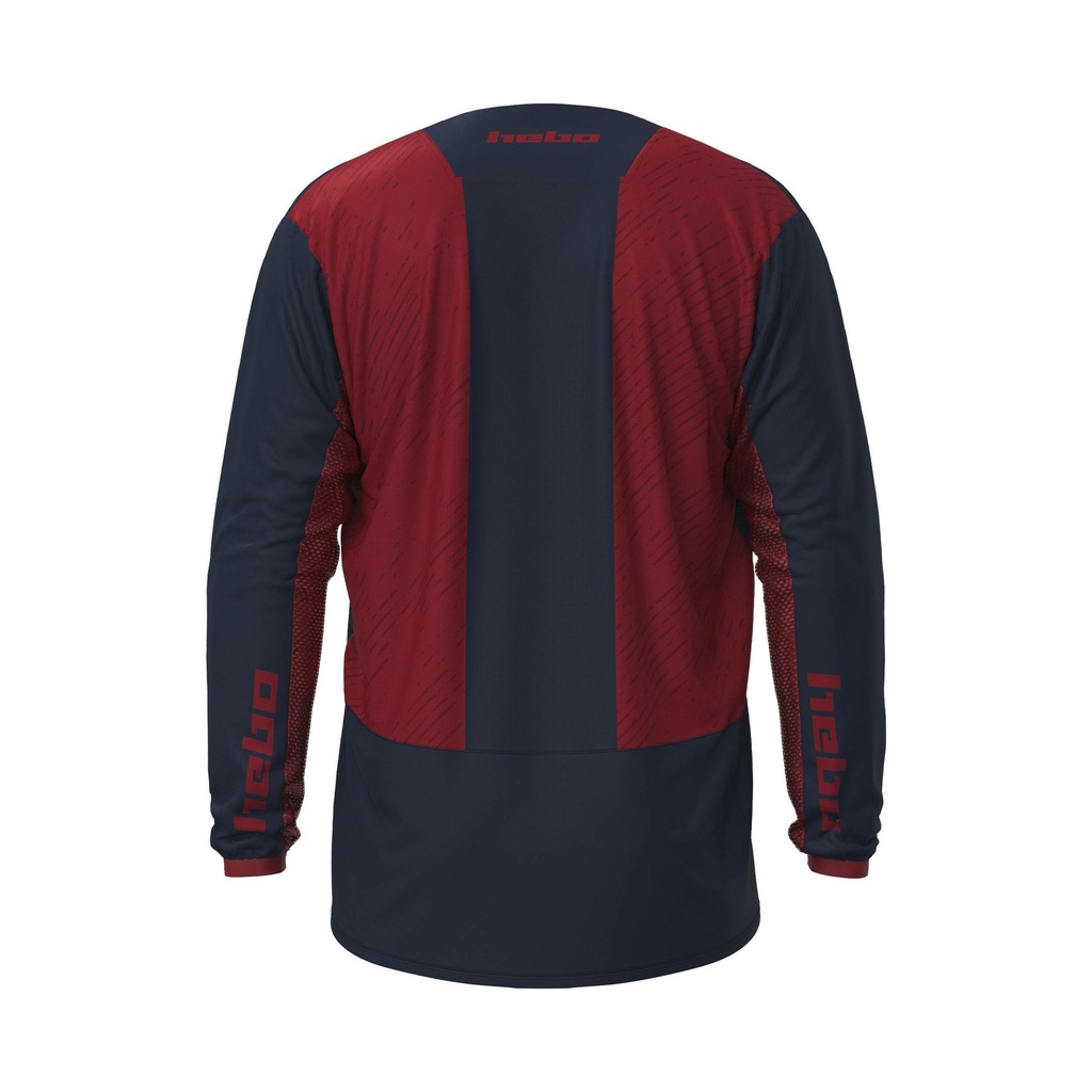 Hebo Scratch Xtrem High-Performance Enduro/MX Technical Jersey (Dark Blue) - Back