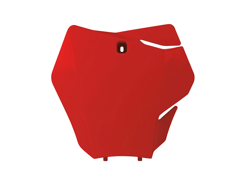 RTech Plastic Kit for GasGas MC/MCF/EX/EXF Models (2021 to 2023) - 7 PCS - (GasGas Red / Black) - FRONT NUMBER PLATE