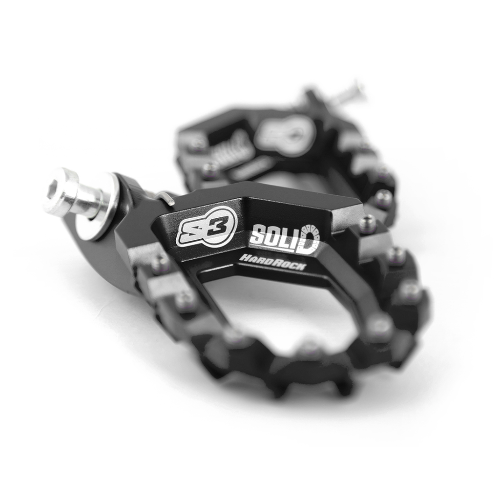 S3 Solid Hardrock Aluminum Trials Footpegs