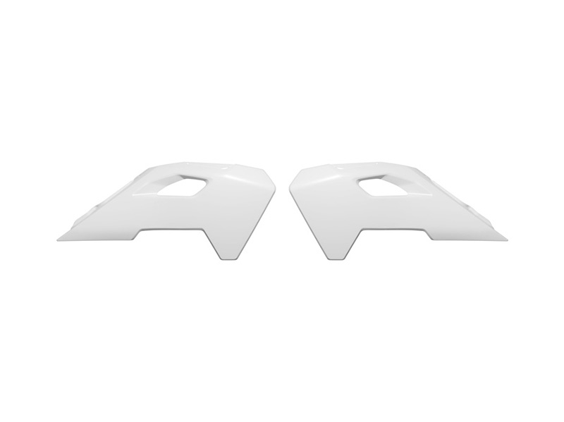 RTech Plastic Kit for Husqvarna TC 65 Bikes (2024-2025) - 5 PCS - (White) - RADIATOR SCOOPS