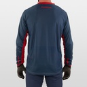 Hebo Tech Jersey with Breathable Lightweight Polyester Fabric (Blue) - Back (Lifestyle)
