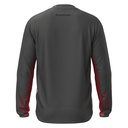 Hebo Tech Jersey with Breathable Lightweight Polyester Fabric (Dark Grey) - Back