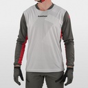Hebo Tech Jersey with Breathable Lightweight Polyester Fabric (Dark Grey) - Front (Lifestyle)