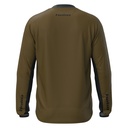Hebo Tech Jersey with Breathable Lightweight Polyester Fabric (Khaki) - Back