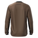 Hebo Tech Jersey with Breathable Lightweight Polyester Fabric (Taupe) - Back