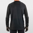 Hebo Tech Jersey with Breathable Lightweight Polyester Fabric (Black) - Back (Lifestyle)
