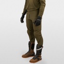 Hebo Tech Pants with Lightweight Durable Nylon Fabric (Khaki) - Front (Lifestyle)