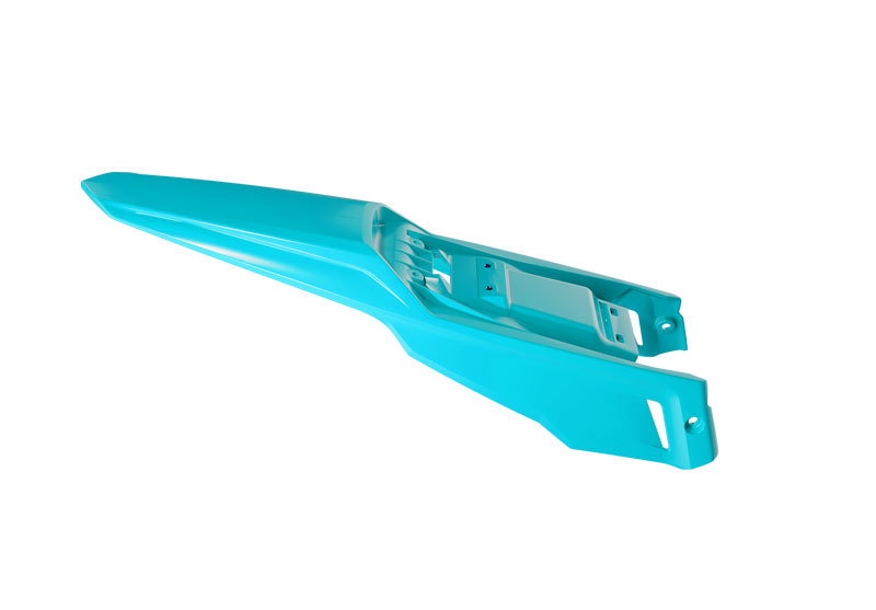 RTech Revolution Plastic Kit for Talaria Sting Bikes (2023-2025) - 7 PCS - (Light Blue/Black)