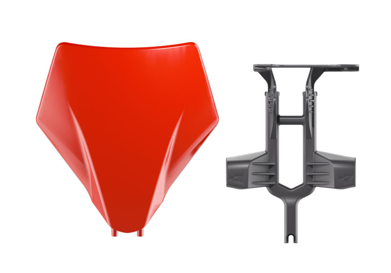 RTech Revolution Plastic Kit for Talaria Sting Bikes (2023-2025) - 7 PCS - (Red/Black)