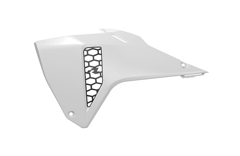 RTech Plastic Kit for Honda CRF-R and CRF-RWE Bikes (2025) - 6 PCS - (White/Black)