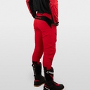 Hebo Tech Pants with Lightweight Durable Nylon Fabric (Red) - Back (Lifestyle)