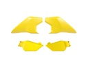 RTech Plastic Kit for Husqvarna TC 50 Bikes (2024-2025) - 6 PCS - (Husqvarna Lemon Yellow)